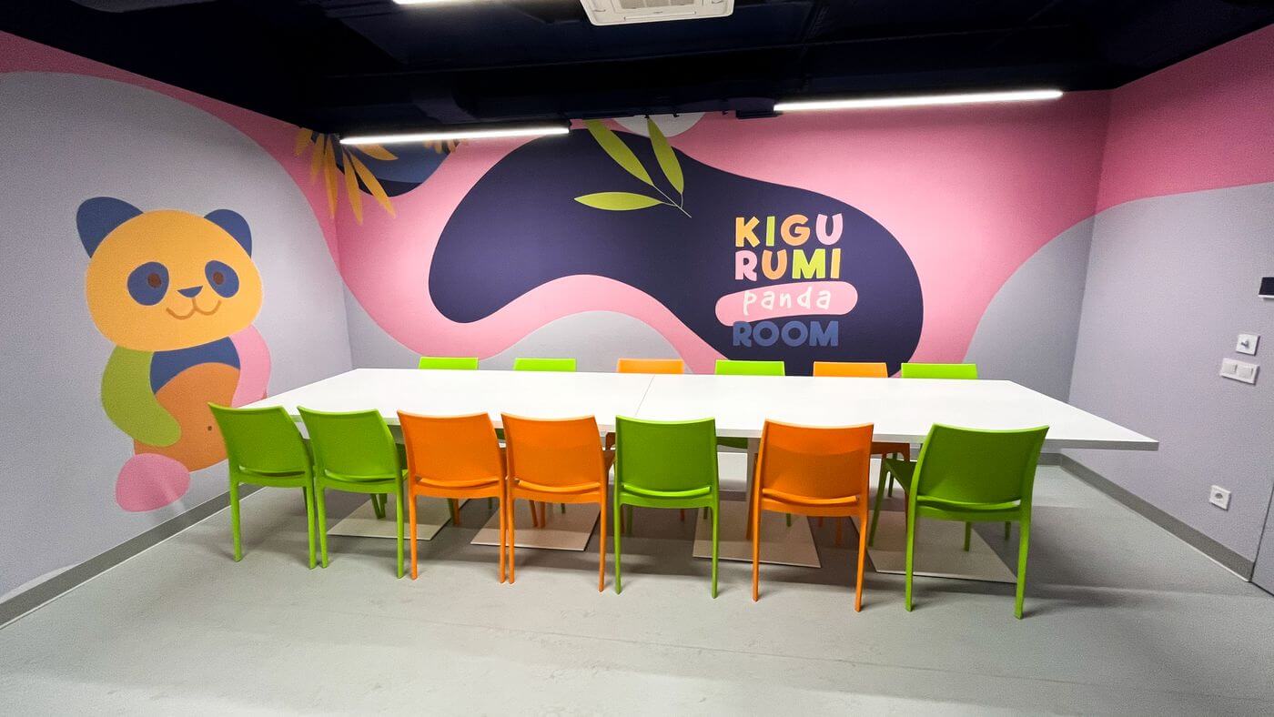 Тематична кімната Панди для святкування у КІГУРУМІ ПАРК I LEOLAND